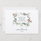 Carte de Noël Soft Winter Berry (Dos)