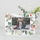 Carte de Noël Soft Winter Berry (Debout devant)