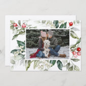 Carte de Noël Soft Winter Berry (Devant / Derrière)