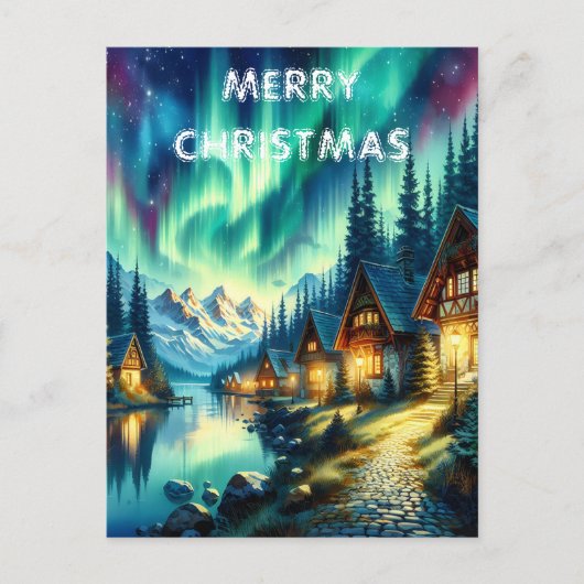 Carte de Noël Solitudes Haven (Devant)