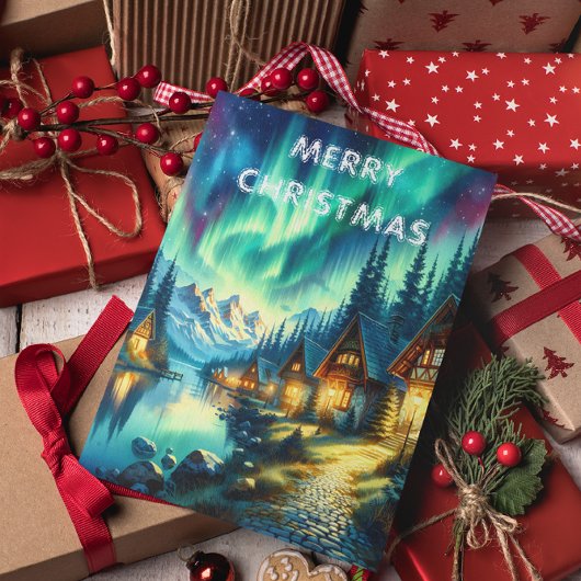 Carte de Noël Solitudes Haven