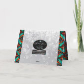 Carte de Noël Southwest Kokopelli (Dos)