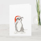 Carte de Noël Staffie (Devant)