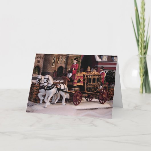 Carte de Noël Stagecoach (Devant)