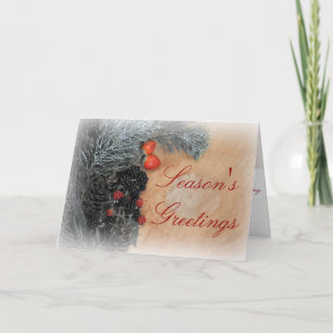Carte de Noël standard 5" x 7" inclus enveloppes