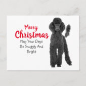 Carte de Noël Standard Poodle (Devant)