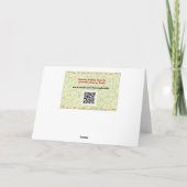Carte de Noël Star Abstraite Ornament (Dos)