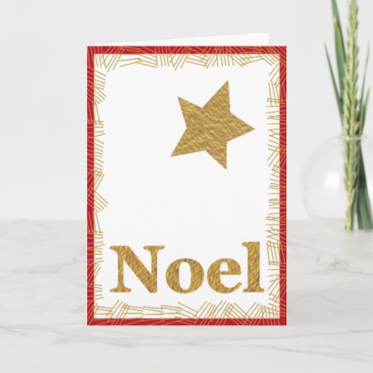 Carte de Noël Star Noel (Devant)
