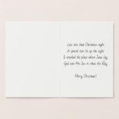 Carte de Noël Star of Bethlehem - Foil (Intérieur)