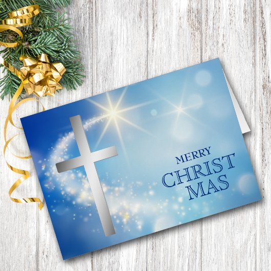 Carte de Noël Star Silver Cross