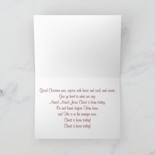 Carte de Noël Stars & Stripes (Intérieur)