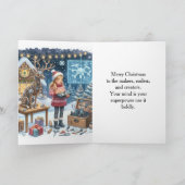 Carte de Noël STEM pour les filles de la tech (Intérieur)