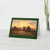Carte de Noël - Stonehenge (Devant)