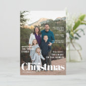 Carte de Noël style magazine (Debout devant)