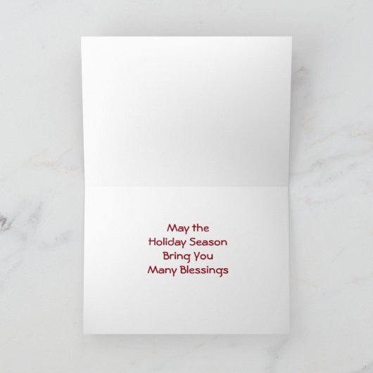 Carte de Noël Styled Pays, "Joy" (Intérieur)