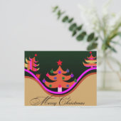 Carte de Noël stylisée (Debout devant)