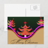 Carte de Noël stylisée (Devant / Derrière)