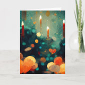 Carte de Noël stylisée (Devant)