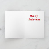 Carte de Noël sucre de canne (Intérieur)