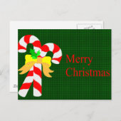 Carte de Noël sucres de canne (Devant / Derrière)