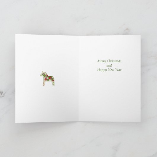 Carte de Noël suédoise (Intérieur)