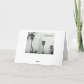 Carte de Noël Suisse noire et blanche (Dos)