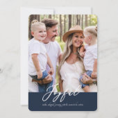 Carte de Noël sur le chemin (Devant)