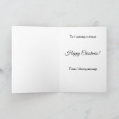 Carte de Noël sur le thème de la construction Elfe (Intérieur)