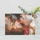 CARTE DE NOËL SURDIMENSIONNÉE (Debout devant)