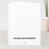 CARTE DE NOËL SURDIMENSIONNÉE LET'S GO BRANDON (Dos)