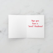 Carte de Noël "Sweet" (Intérieur)