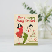 Carte de Noël - swing dance (Debout devant)
