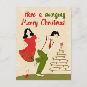Carte de Noël - swing dance