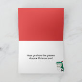 Carte de Noël T-Rex-Mas (Intérieur)