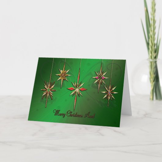 Carte de Noël tante (Devant)
