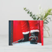 Carte de Noël tardive drôle (Debout devant)