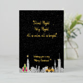 Carte de Noël Taxi City de New York (Debout devant)