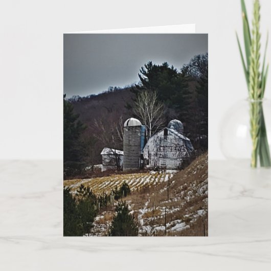 Carte de Noël "Taylors Farm" (Devant)