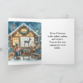 Carte de Noël tech pour filles Christmas STEM (Intérieur)