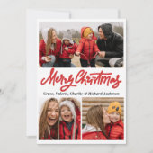 Carte de Noël Téméraire (Devant)