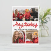 Carte de Noël Téméraire (Debout devant)