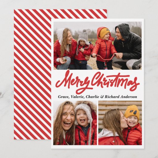 Carte de Noël Téméraire (Devant / Derrière)