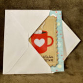 Carte de Noël tendance "Voeux les plus chauds"