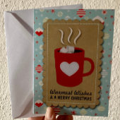 Carte de Noël tendance "Voeux les plus chauds"
