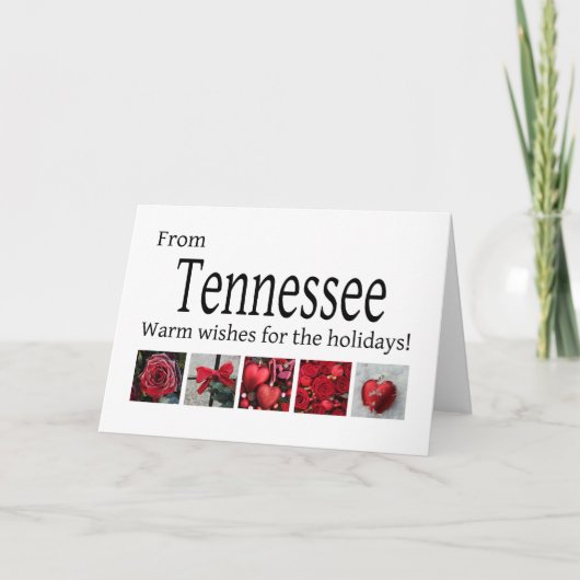 Carte de Noël Tennessee, préciser (Devant)