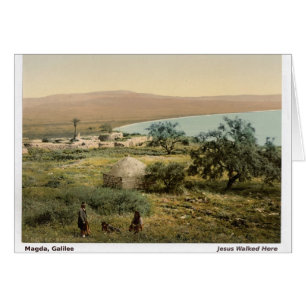 Carte de Noël Terre Sainte Galilée
