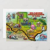 Carte de Noël TEXAS (Devant / Derrière)