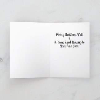 Carte de Noël Texas Pride