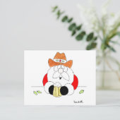 Carte de Noël Texas Santa (Debout devant)
