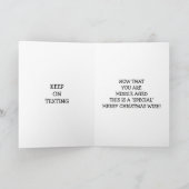 CARTE DE NOËL TEXTE MOYEN ÂGÉ (Intérieur)